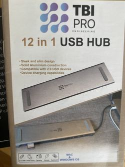 12 in 1 USB hub