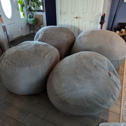 CordaRoy's Bean Bag Chairs Beds Mattresses, 2 Queen Size, 2 Full