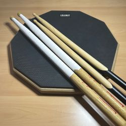 Silent Drum Pad + 2 Pairs Of Drumsticks And Bag