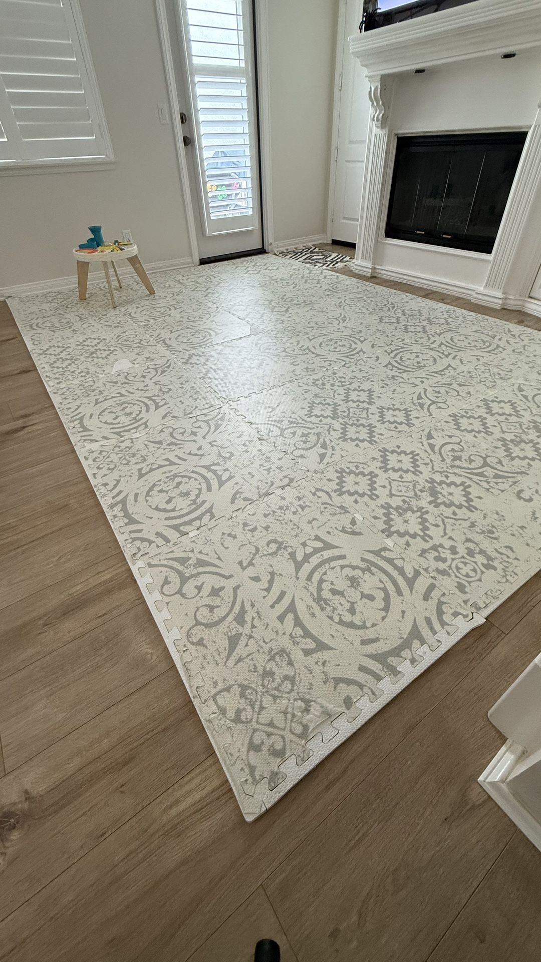 Baby Play Mat, Tummy Time Mat, EVA Foam Mat, Stackable Baby Play Mats for Floor, Soft & Lightweight Play Mat, PVC-Free Baby Mat, X-Large, 8 x 12 ft,