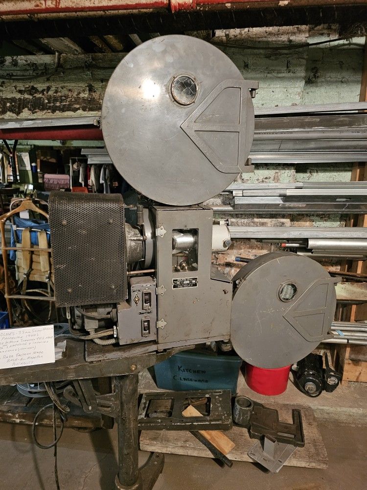 Holmes Type 8 35mm portable Sound Motion Picture Projector with base stand