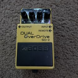 BOSS Dual overdrive pedal