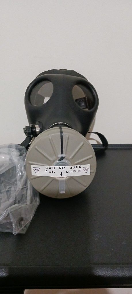 PAIR OF AUTHENTIC GAS MASKS BRAND NEW