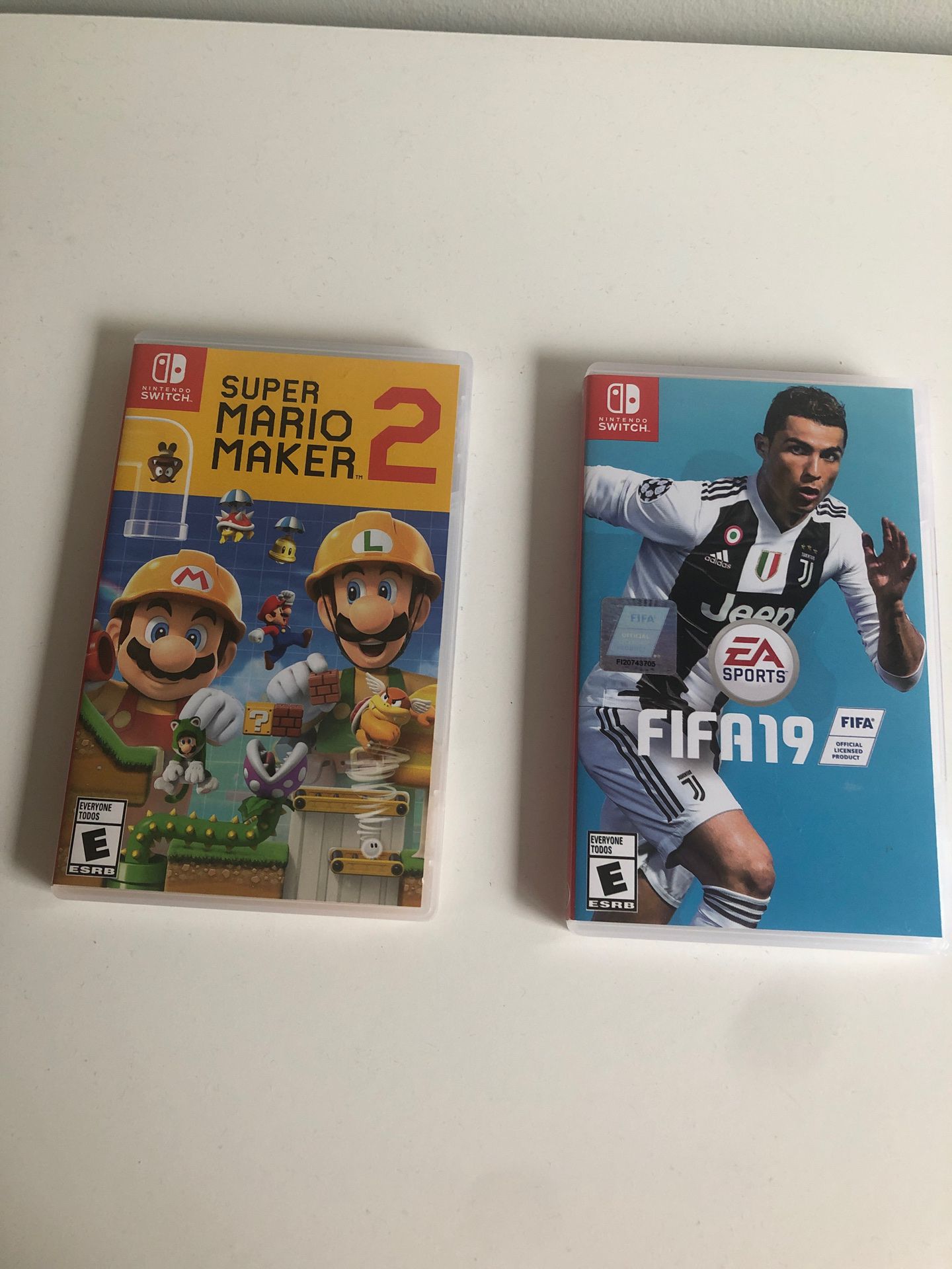 Super Mario Maker 2 and FIFA 19