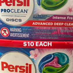 PERSIL PODS 40CT $10 EACH CASH ONLY PICKUP ONLY 