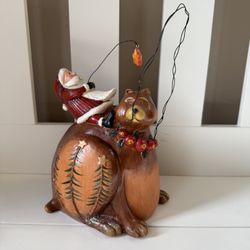 santa/bear 11"Hx6"W brand new