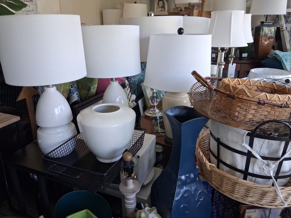 Lamps, From Model Home Now For Sale 