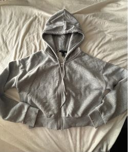 Grey cropped jacket