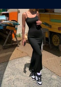 Black Long Maxi Dress