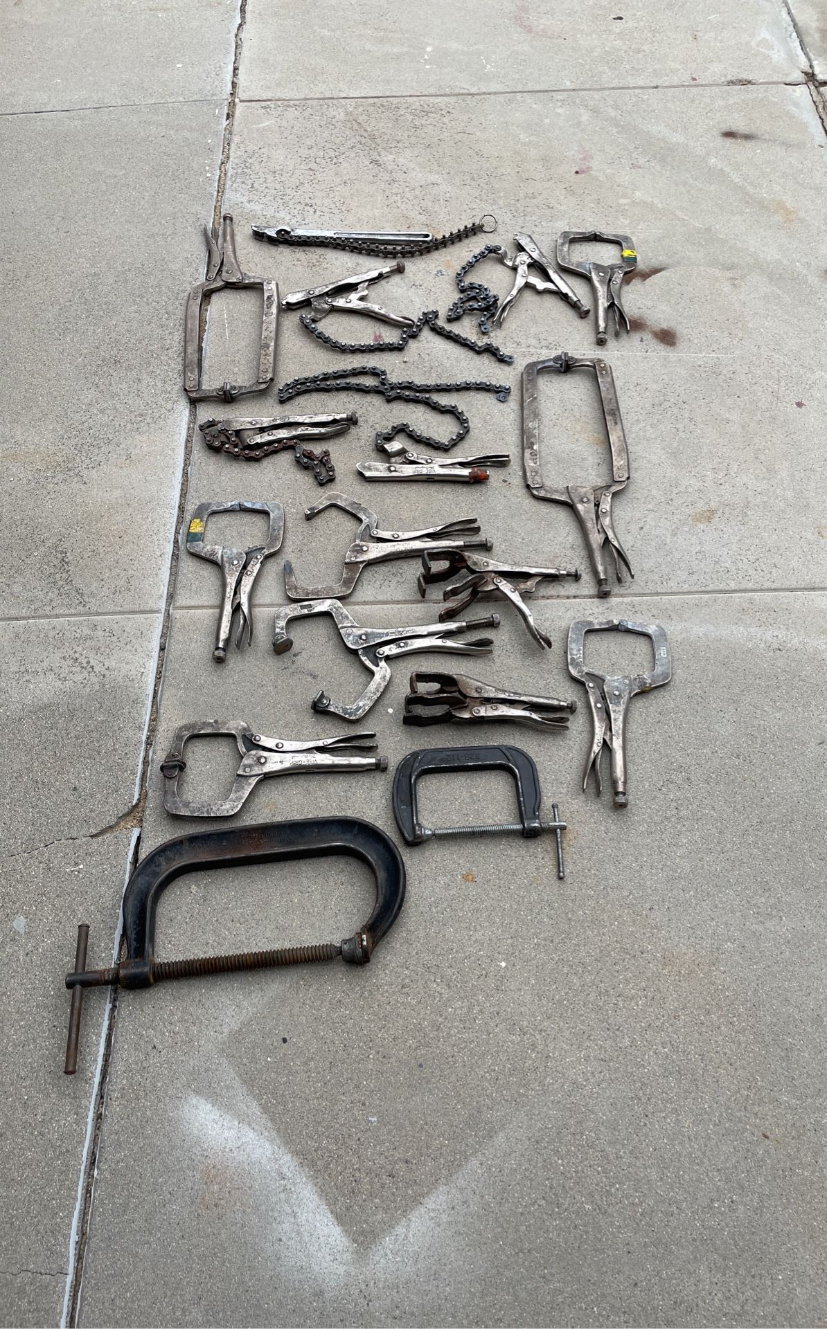 Vise Grip Welding Pliers