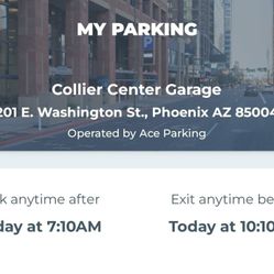 Parking Pass - 5/7/2023