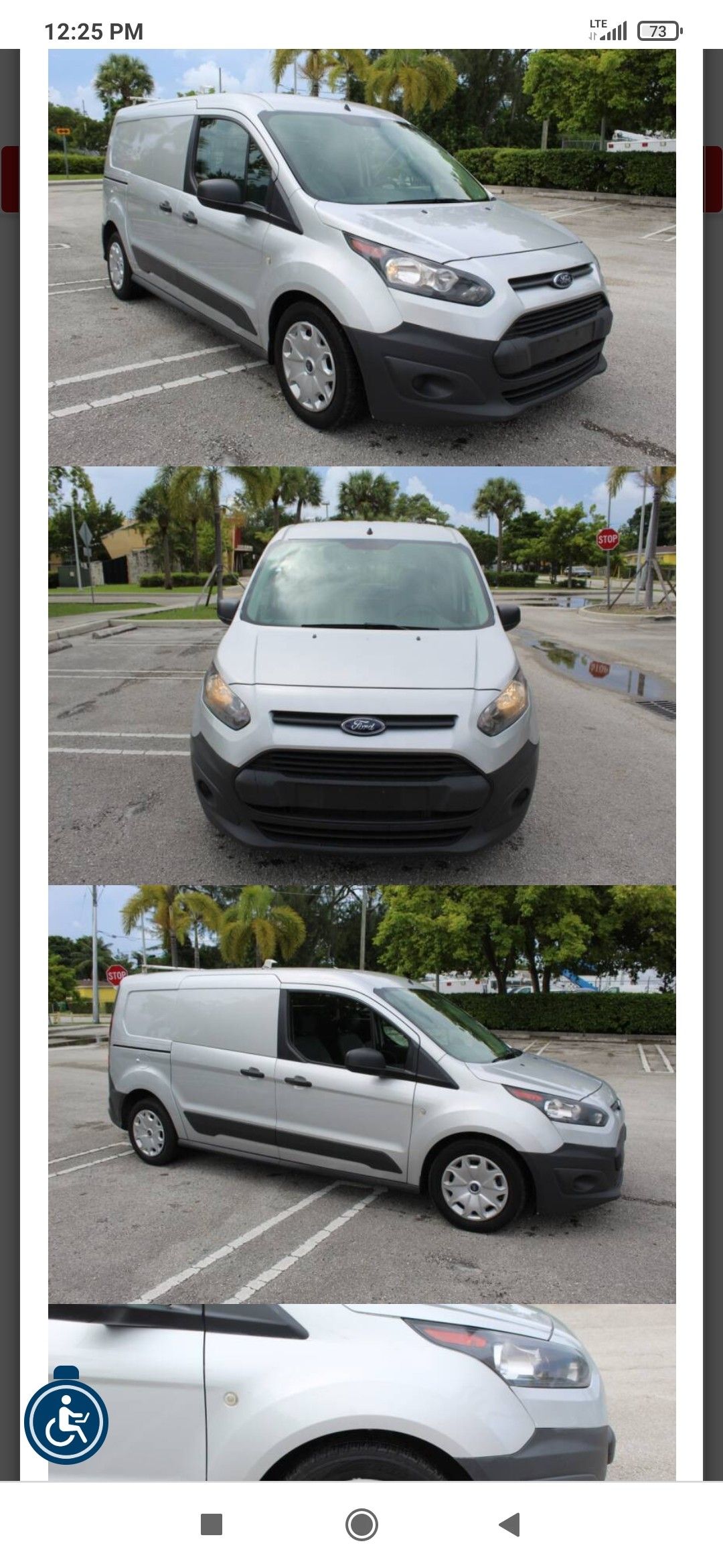 2015 FORD TRANSIT CONNECT AUTO AC CLEAN UNIT READY TO WORK CARGO NEED FINANCING CONTACT OLIVER 305TRUCKGURU