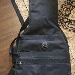 Fender Deluxe Gig Bag Case Guitar Bass Music Squire 