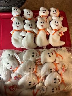 32 ghost Spooky beanie babies  $2 each