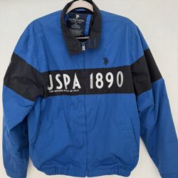 U.S. Polo Assn. Men's Blue and Black Jacket