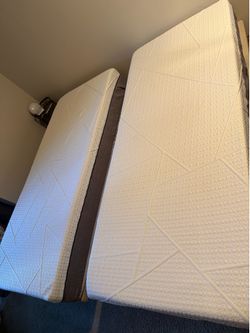 Like New Split California King Adjustable Bed Set