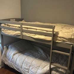 Detachable Bunk Beds With Mattress 