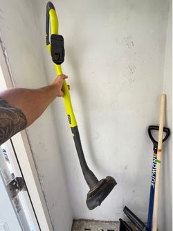 Push lawn mower and string trimmer