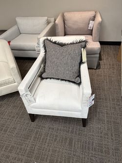 Mitchell Gold + Bob Williams Duke Chair - White | Armchair