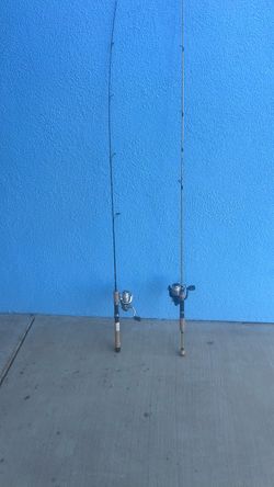 Fishing rods with reels