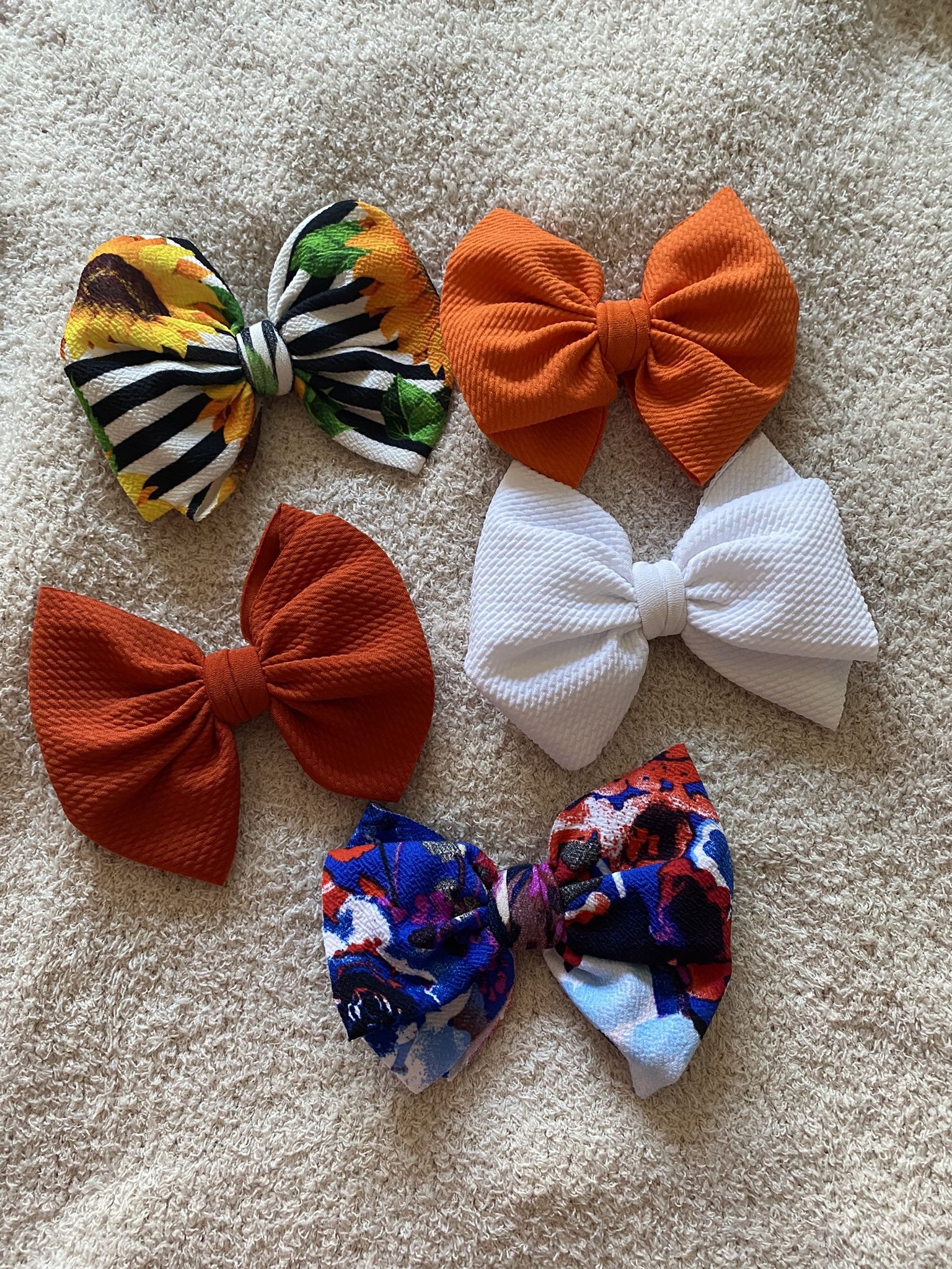 Hair Bow Clips, All For $10