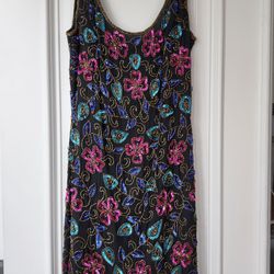 Sequin Party Dress, Size M, Looks Like Size 6 Or Smaller