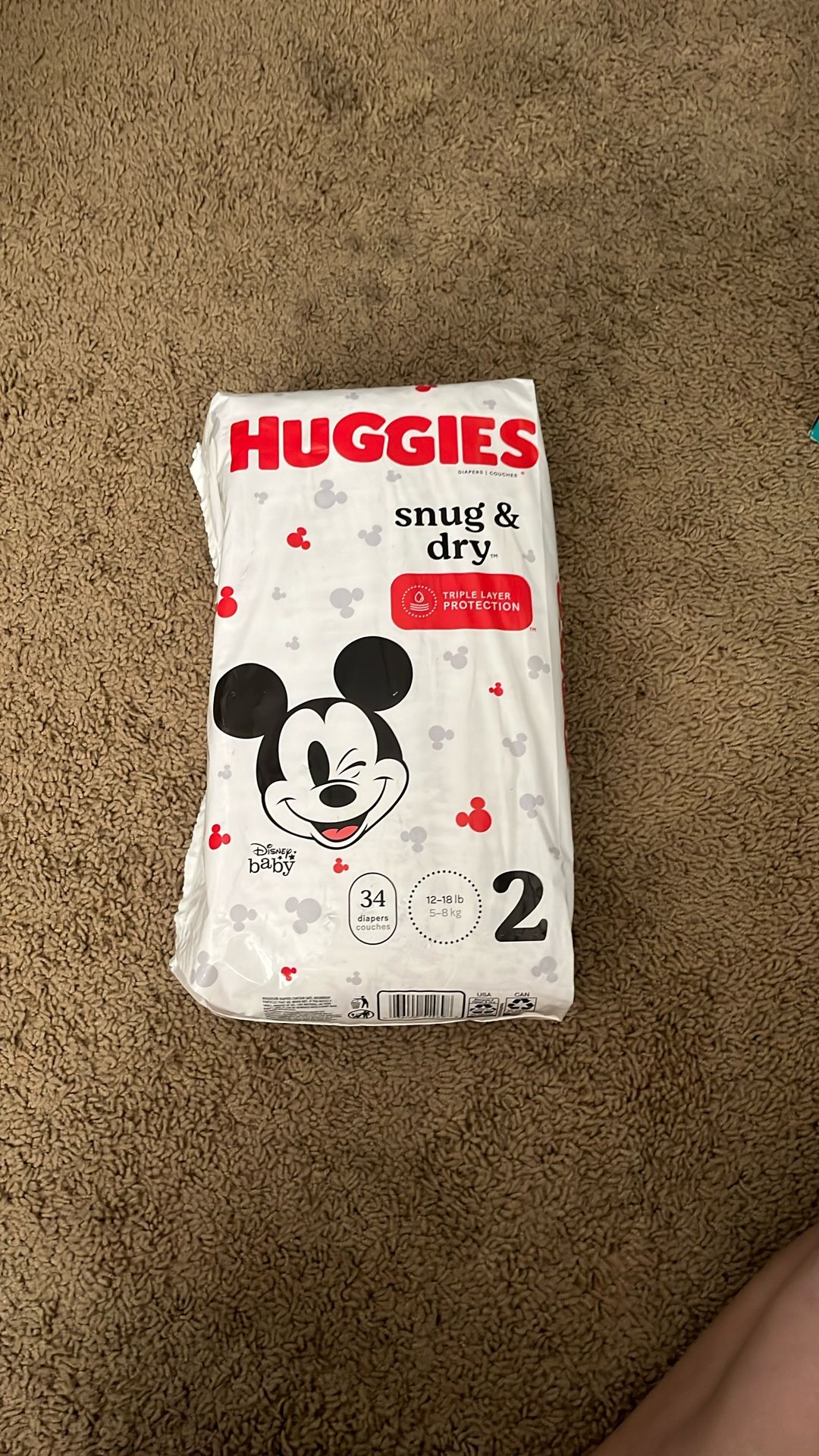 Huggies Size 2 Diapers 