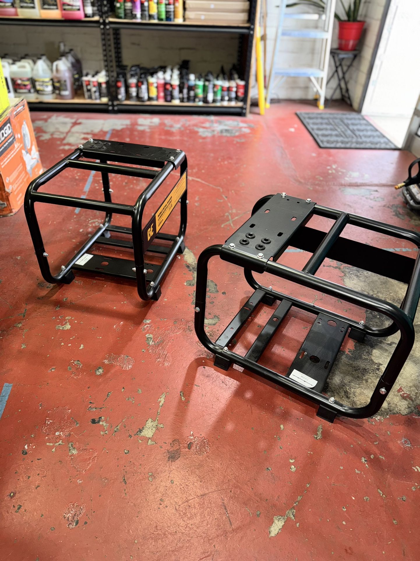 Pressure washer frame