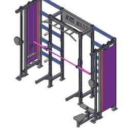 Squat Rack / Functional Trainer Combo Fitness Gym Home Gym Workout Equipment 