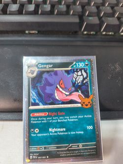 Gengar Holo Pokémon Card PAF 057/091