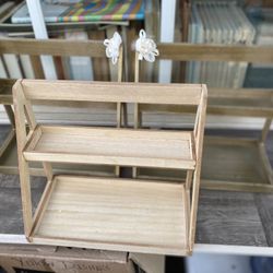 2 Tier Wood Displays 