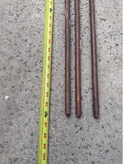 2-New copper 5/8”x 8’ grounding rods