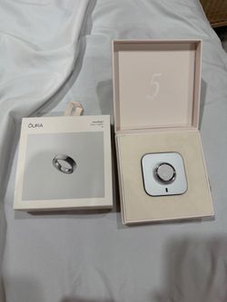 Oura Ring 5 Size 10 Silver