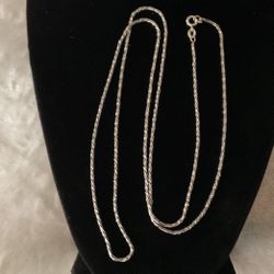 30”sterling Silver (925) Necklace