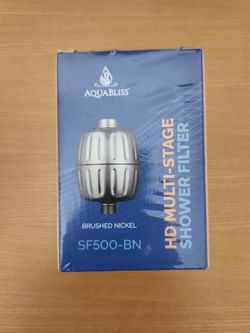 Aquabliss showerhead filter