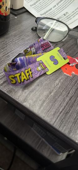 Warpped tour staff wristband 2026