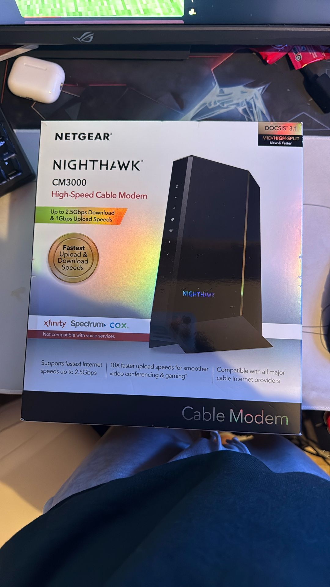 Nighthawk CM3000 modem