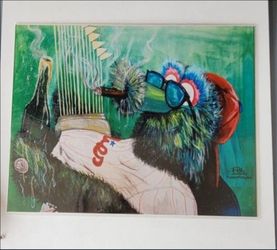 ⚾️ Philly Phanatic 11 X 14 FosterPhillyArt