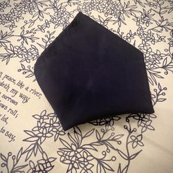 Free navy polyester napkins