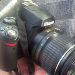 Nikon D40  18-55mm Lens And Case Both With Straps