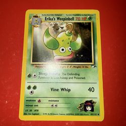 Erika's Weepinbell 49/132 Gym Heroes Uncommon Stage 1 Basic Pokemon Card