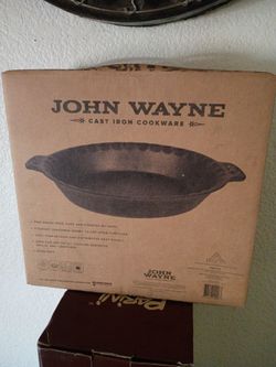 John Wayne cast iron cookware