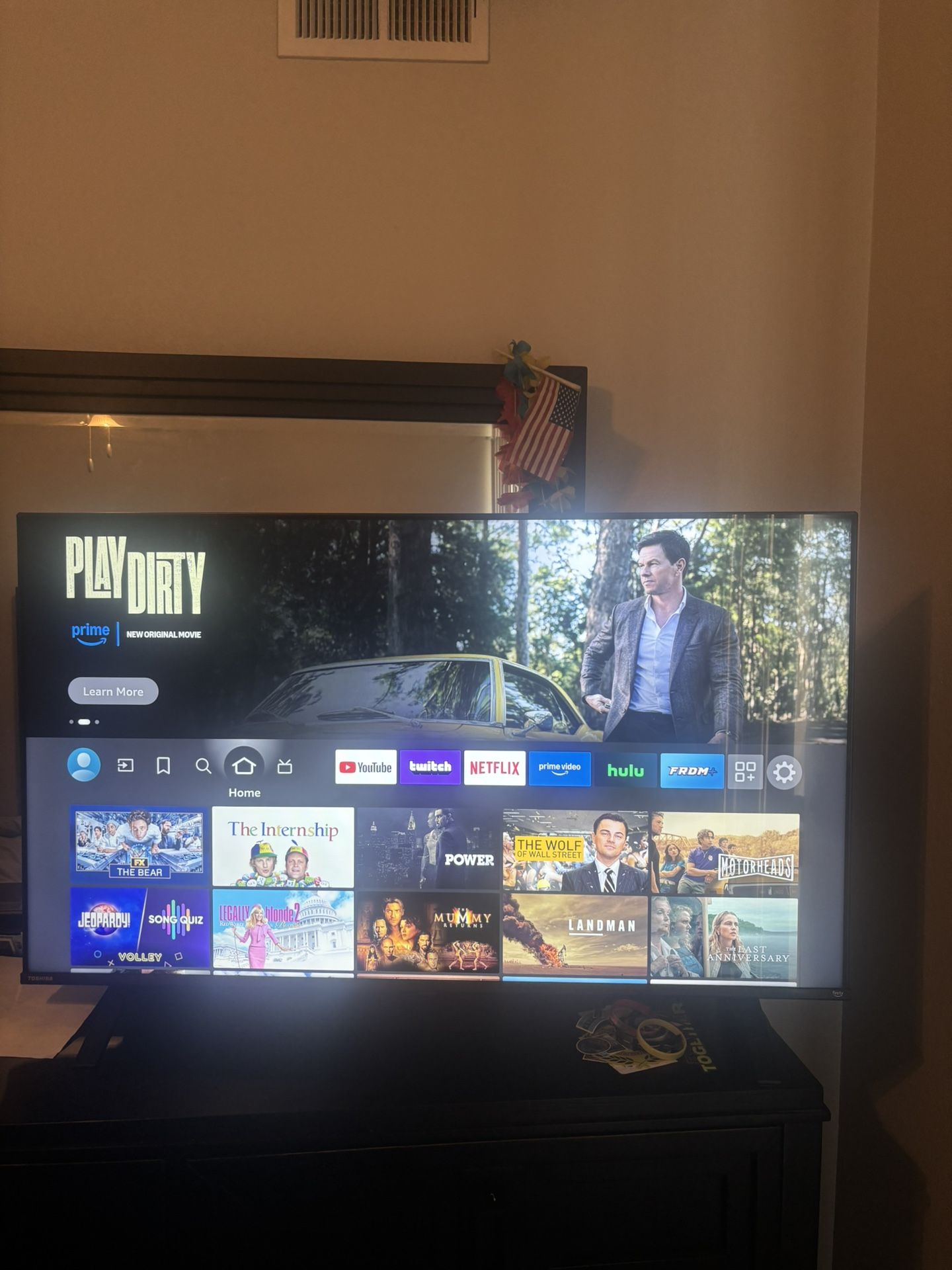 TOSHIBA 50" LED 4K UHD Smart Fire TV with Voice Remote with Alexa