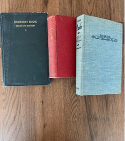 Vintage Hardcover Book Lot (3 Books) - 1900s-1940s Decor / Reading