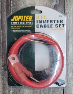 Jupiter Power Inverter Cable Set 3 Ft #2/0 AWG