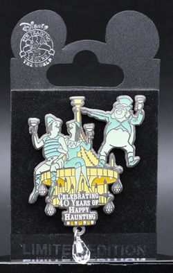 Disney Haunted Mansion 40th Cast Exclu Celebrating Happy Haunting LE 750 Pin (C9
