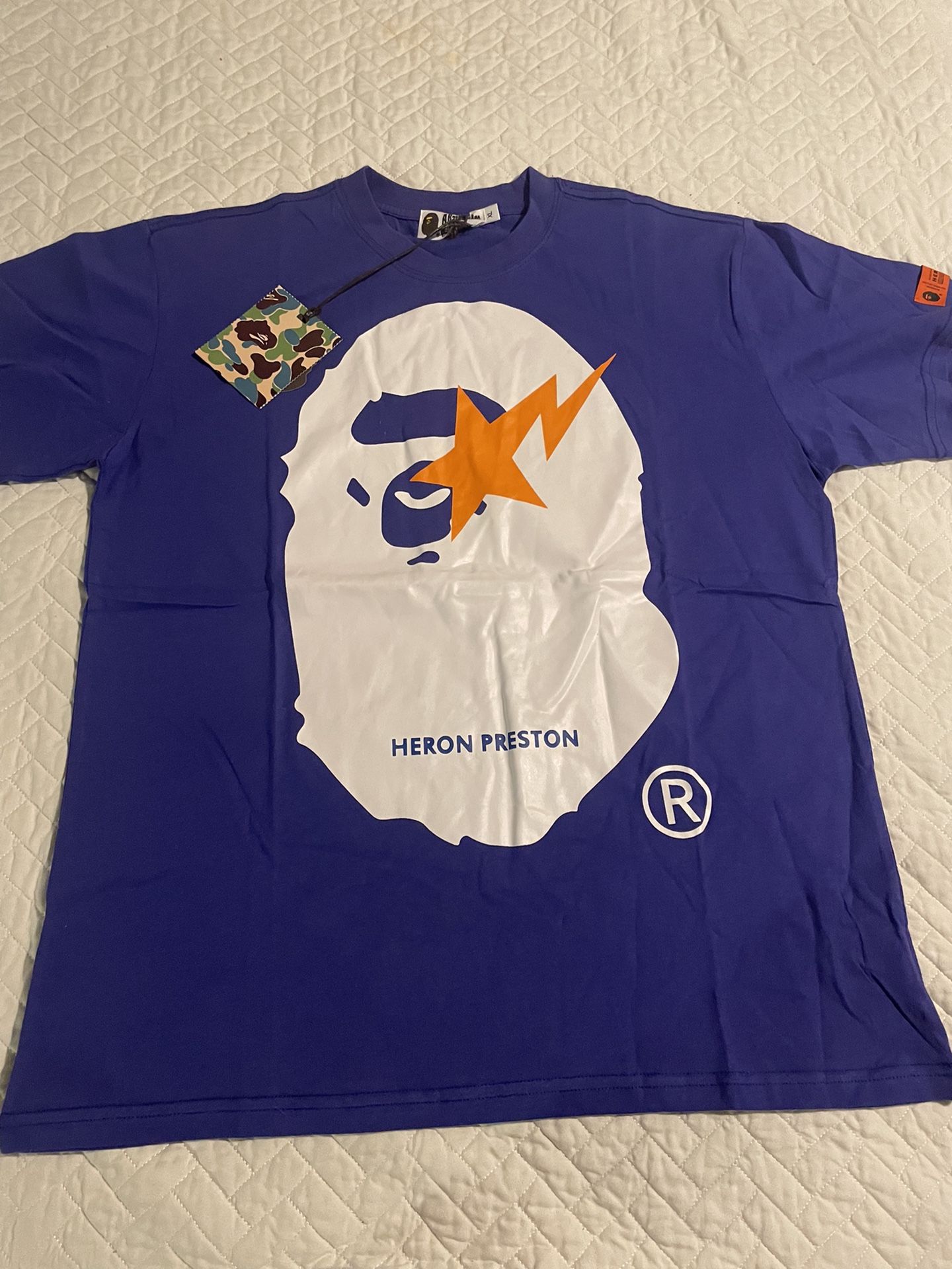 Bape  X Heron Preston Tee 