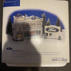Department 56 Uptown Motors Ford The Original Snow Village Collection
