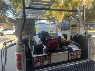 A pressure washing business is for sale.