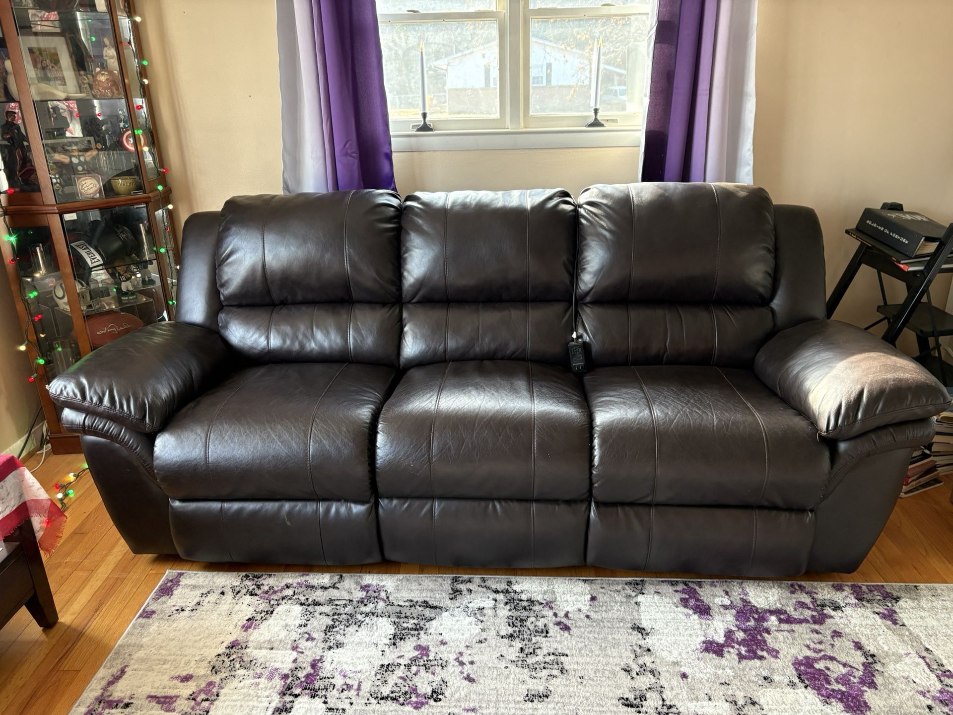 Large Couch And Recliner, Electric, Couch Reclines On Both Ends Too.